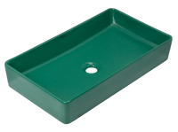 Раковина накладная HOLLER K-M6260-60JSP (610*345*110мм), темно-зеленый матовый