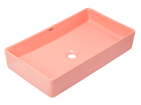 Раковина накладная HOLLER K-M6260-60PIK (610*345*110мм), розовый матовый