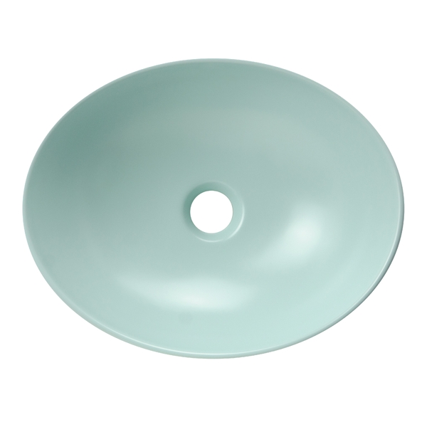 Раковина накладная HOLLER K-M6066LGE (410*340*145мм), светло-зеленый матовый