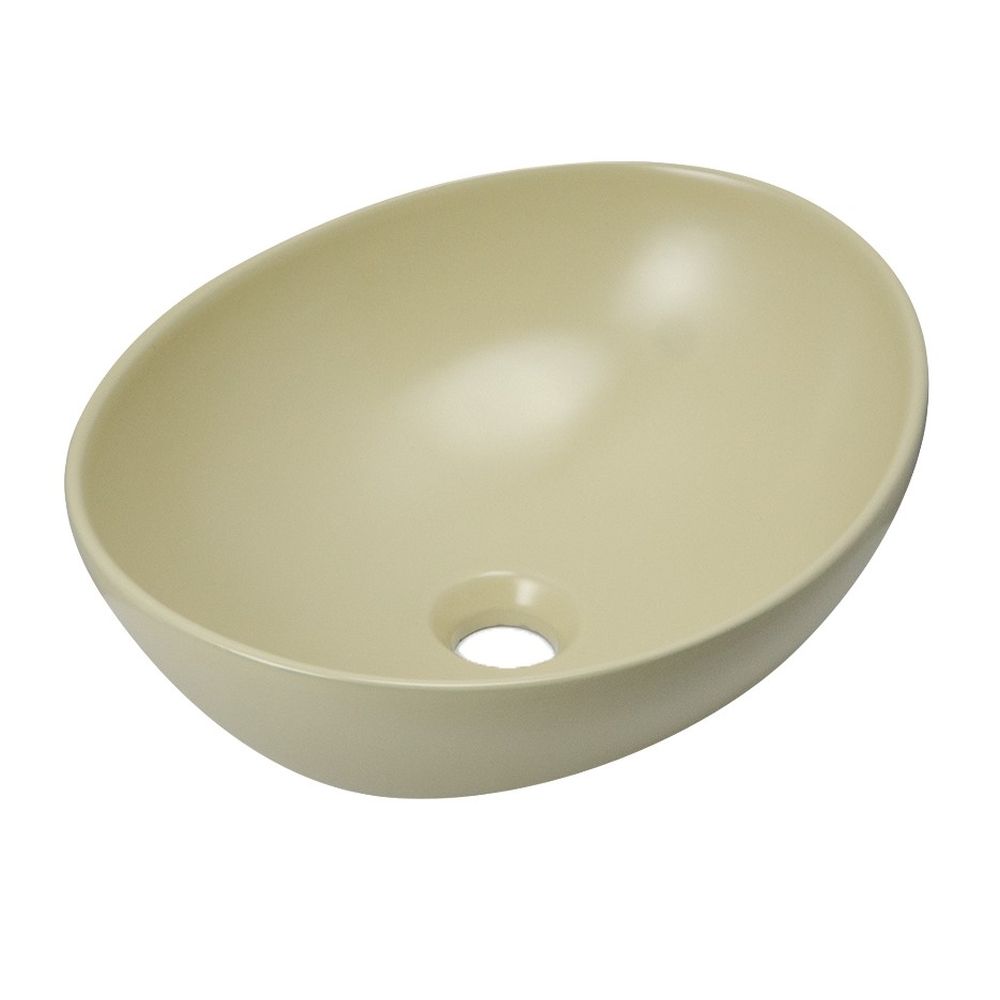 Раковина накладная HOLLER K-M6066KAK (410*340*145мм), светло-бежевый матовый