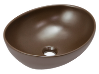 Раковина накладная HOLLER K-M6066BRN (410*340*145мм), коричневый матовый
