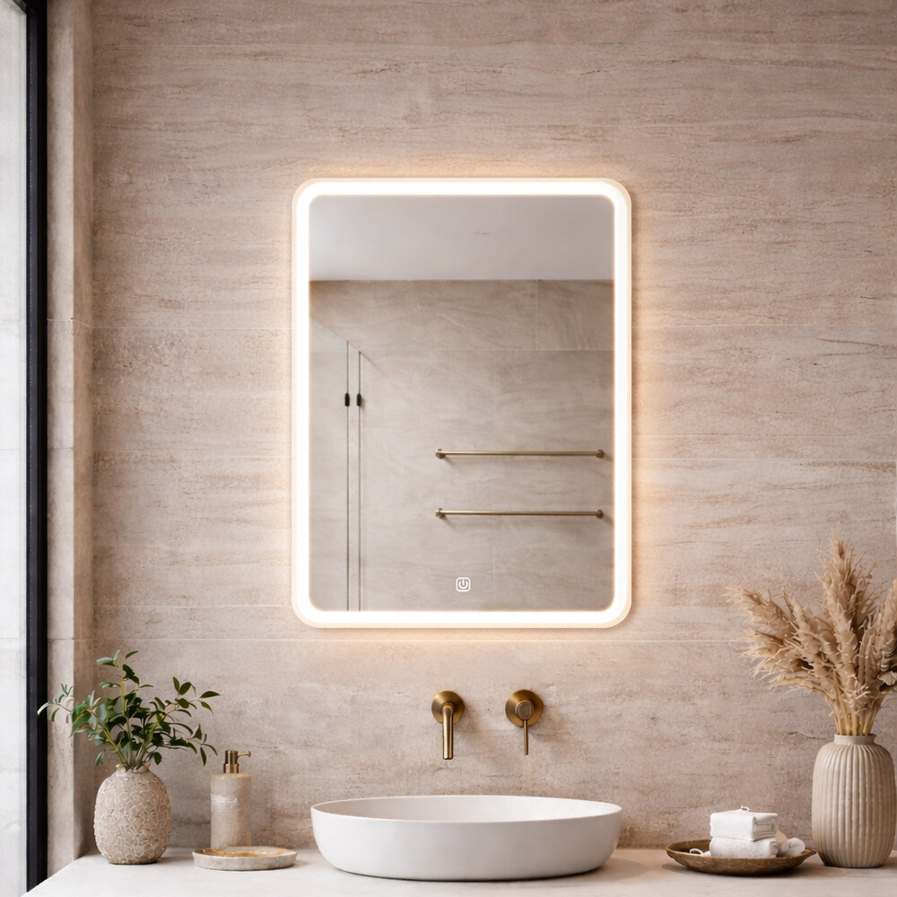 Зеркало SANTREK HOME с LED подсветкой "AERO EDGE" 500*700мм