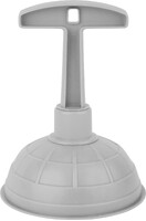 Вантуз Диско, D125 мм серебряный SC320310025
