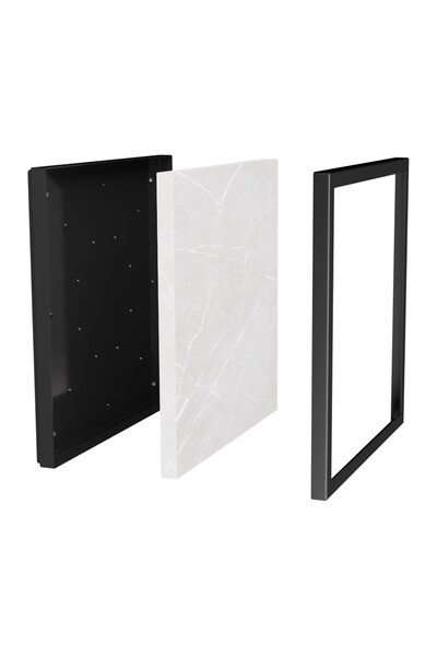 Панель декоративная ERA D100/125 AEON PAT4/5 Black 180x180 под плитку DICITI ЧЁРНЫЙ