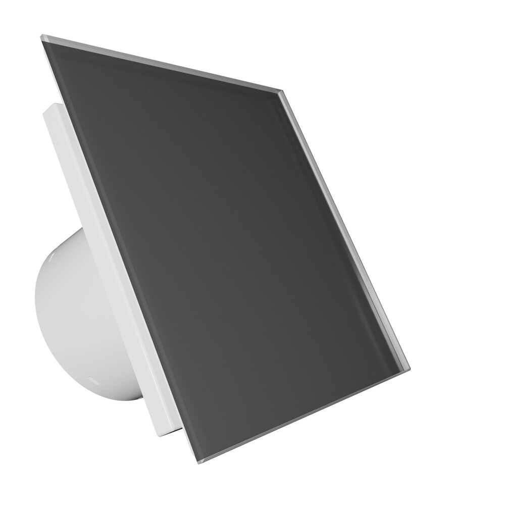 Панель декоративная ERA D100/125 AEON PAGE4/5 Gray Silver 179х179 стекло матовое серое с серебристым напылением DICITI