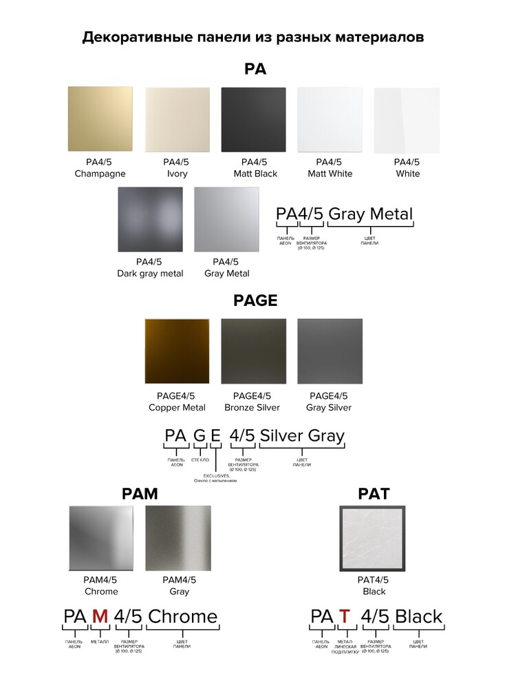 Панель декоративная ERA D100/125 AEON PAGE4/5 Bronze Silver 179х179 стекло матовое бронзовое с серебристым напылением DICITI