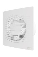 Вентилятор накладной ERA D100 SLIM 4C Matt white обр.клапан DICITI БЕЛЫЙ МАТОВЫЙ