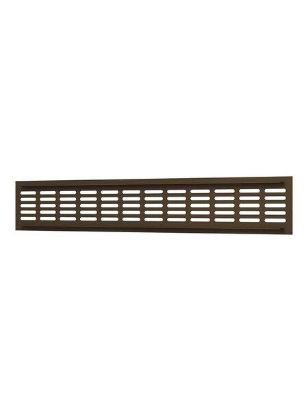 Решетка вентиляционная ERA 4808DP Al Dark bronze сетка переточная 480х80 БРОНЗА