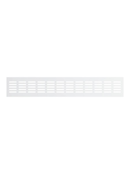 Решетка вентиляционная ERA 4808DP Al сетка переточная 480х80 БЕЛЫЙ