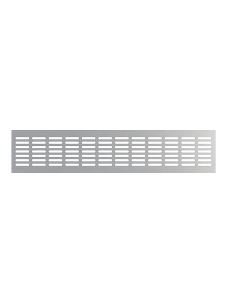 Решетка вентиляционная ERA 4810DP Al Silver сетка переточная 480х100 СЕРЕБРО