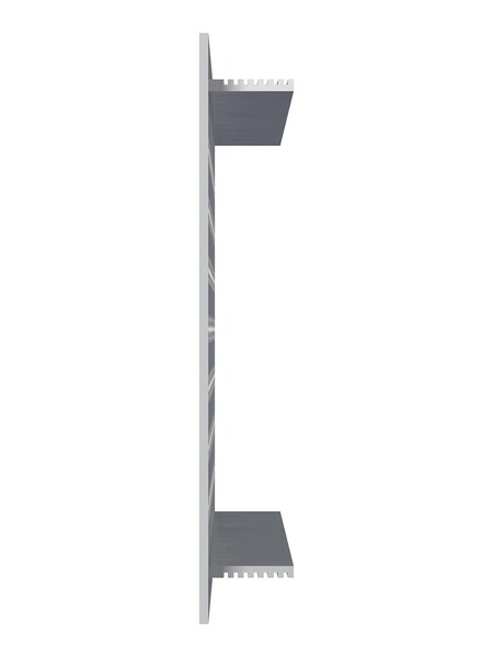 Решетка вентиляционная ERA 4810DP Al Silver сетка переточная 480х100 СЕРЕБРО