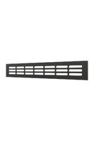Решетка вентиляционная ERA 3004DP AL Matt black переточная 300x42 ЧЁРНЫЙ МАТОВЫЙ