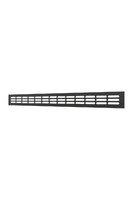 Решетка вентиляционная ERA 5004DP AL Matt black переточная 500x42 ЧЁРНЫЙ МАТОВЫЙ