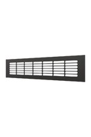 Решетка вентиляционная ERA 3006DP AL Matt black переточная 300x60 ЧЁРНЫЙ МАТОВЫЙ