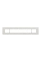 Решетка вентиляционная ERA 3006DP AL Silver переточная 300x60 СЕРЕБРО