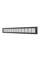 Решетка вентиляционная ERA 5006DP AL Matt black переточная 500x60 ЧЁРНЫЙ МАТОВЫЙ