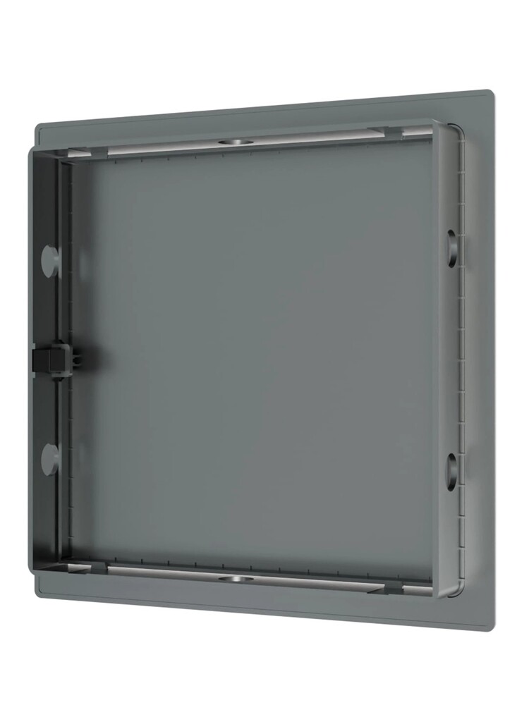 Люк ревизионный ERA LN фланец 150х150 нажимной 172х172 пластик EVECS (L1515N gray) СЕРЫЙ