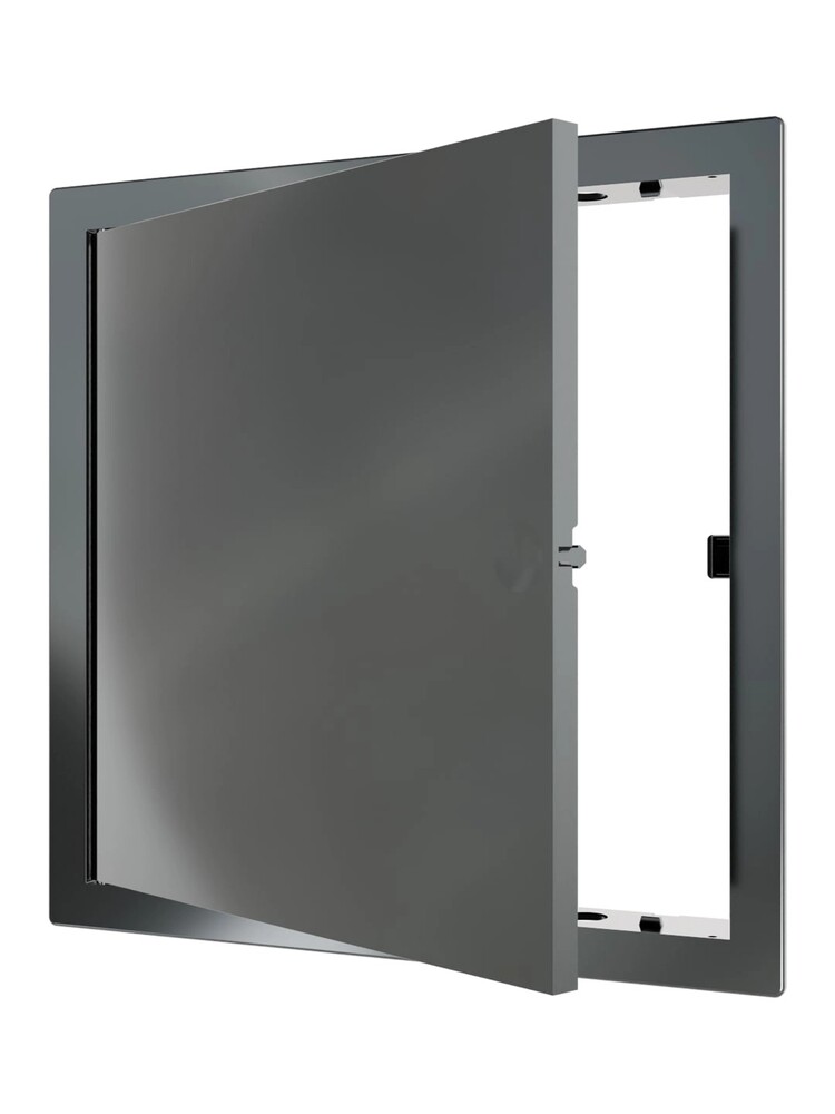 Люк ревизионный ERA LN фланец 200x200 нажимной 224х224 пластик EVECS (L2020N gray) СЕРЫЙ