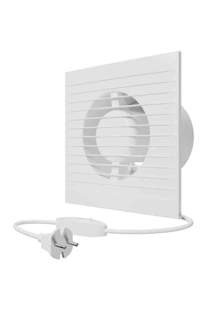 Вентилятор AURAMAX A 4-01 осевой вытяжной с вилкой и выключателем d=100