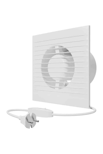 Вентилятор AURAMAX A 4-01 осевой вытяжной с вилкой и выключателем d=100