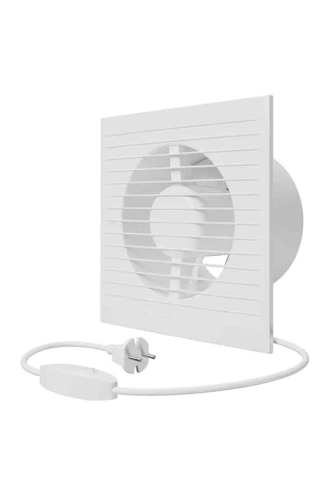 Вентилятор AURAMAX A 5-01 осевой вытяжной с вилкой и выключателем d=125