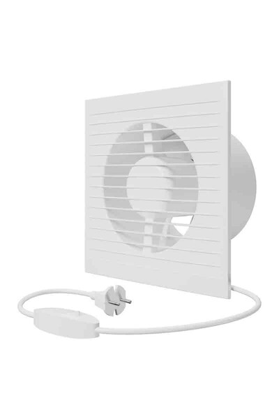 Вентилятор AURAMAX A 5-01 осевой вытяжной с вилкой и выключателем d=125