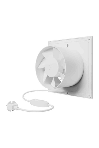 Вентилятор AURAMAX A 5-01 осевой вытяжной с вилкой и выключателем d=125