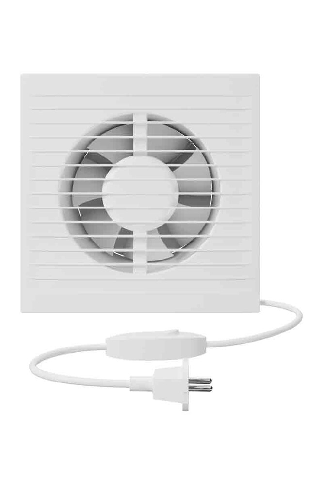 Вентилятор AURAMAX A 5-01 осевой вытяжной с вилкой и выключателем d=125