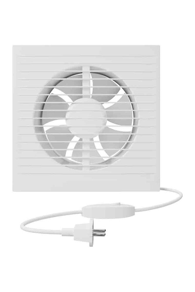 Вентилятор AURAMAX A 6-01 осевой вытяжной с вилкой и выключателем d=150