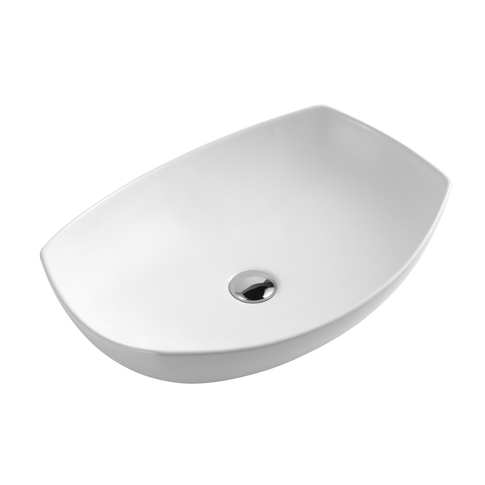 Раковина накладная HOLLER K-6306 (560*400*155мм), белая