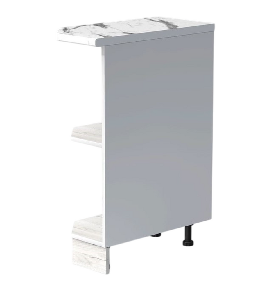 Стол-полка 300 левый цвет Дуб крафт белый столешница Гранит белый SANTREK HOME (ЛДСП)