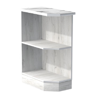 Стол-полка 300 левый цвет Дуб крафт белый столешница Гранит белый SANTREK HOME (ЛДСП)