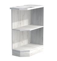 Стол-полка 300 правый цвет Дуб крафт белый столешница Гранит белый SANTREK HOME (ЛДСП)