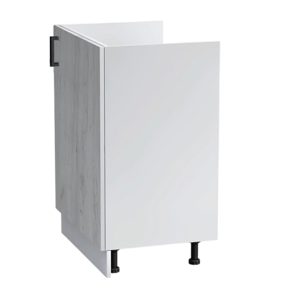 Тумба 50*60 цвет Дуб крафт белый/Белый SANTREK HOME (ЛДСП)