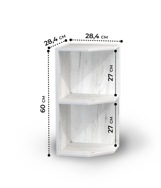 Шкаф-полка 300 цвет Дуб крафт белый SANTREK HOME (ЛДСП)