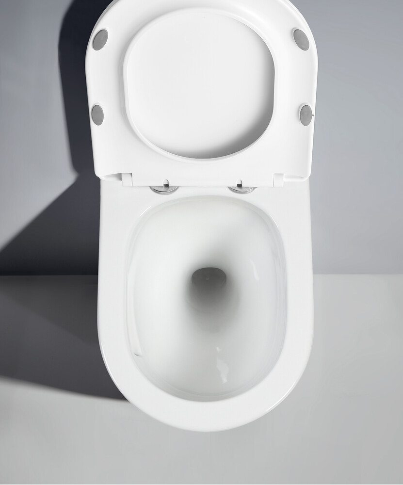  Унитаз подвесной безободковый D&K Rhein.Bach DT1476516, 500*360*350мм, сиденье микролифт, белый НОВИНКА!!! смыв "Торнадо" 