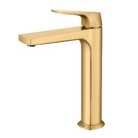 R07.15.03 Смеситель высокий для умывальника RAGLO (золотой сатин)