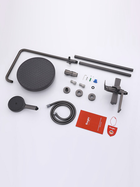 R07.24.09 Душевая система для ванны и душа RAGLO (графит)