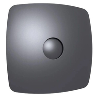 Вентилятор ERA DICITI- Silent D100 4C dark gray metal канальный осевой вытяжной с обратным клапаном декоративный (тёмно-серый) 