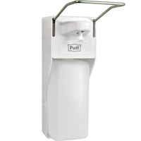 Дозатор для жидкого мыла и дез. растворов ЛОКТЕВОЙ Puff-8197 1л , пластик. 