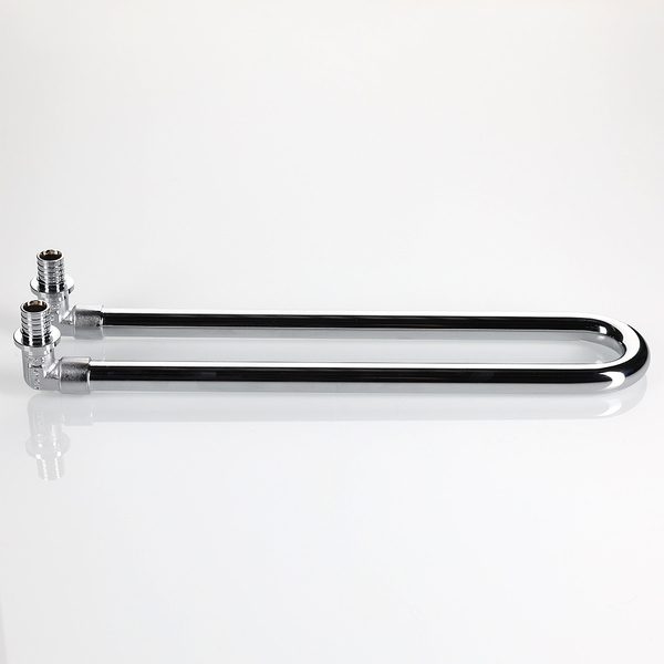 Угловой аксиальный фитинг VALTEC, с хромированной латунной трубкой двойной 16(2,2)х15 L 300 мм VTm.481.DC.001615	