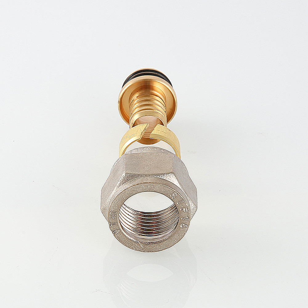 Соединитель коллекторный обжимной VALTEC, для полимерной PEX трубы 16 (2,2) х 1/2” VTc.709.N.1622	