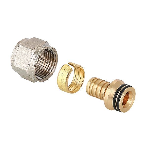 Соединитель коллекторный обжимной VALTEC, для полимерной PEX трубы 16 (2,2) х 1/2” VTc.709.N.1622	