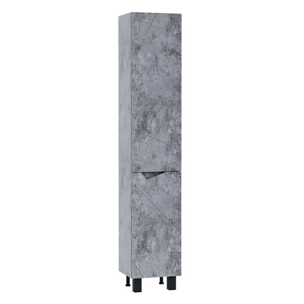 Пенал SANTREK HOME "Джой-35" (Бетон светлый) 2 двери Правый 350х1872х320