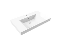 Умывальник "Paola Amaretto 80" (литьевой мрамор, 805х485х165) в комплекте с выпуском и переливом г. Ульяновск