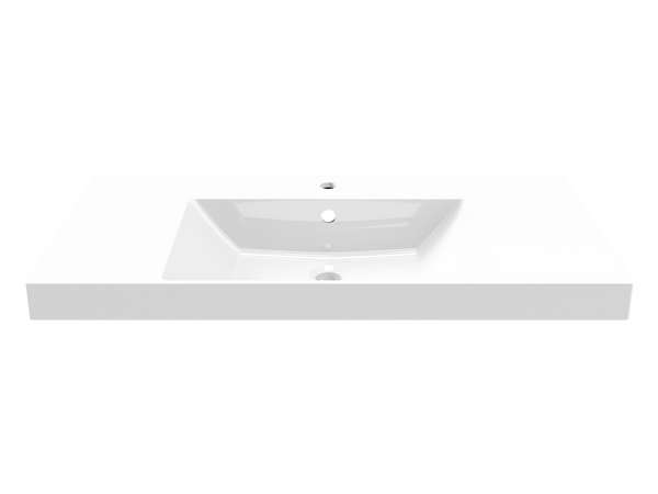 Умывальник "Paola Amaretto 100" (литьевой мрамор, 1010х485х165) в комплекте с выпуском и переливом г. Ульяновск