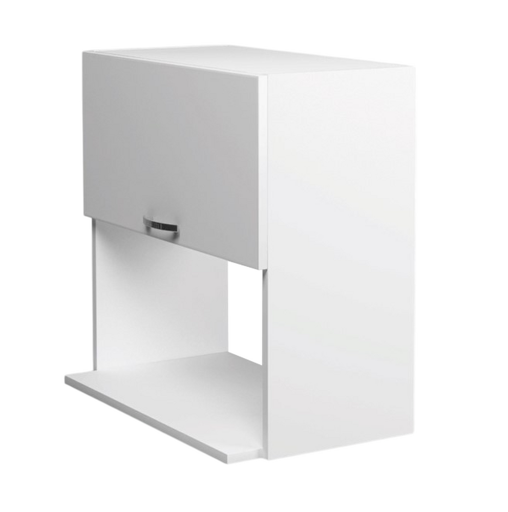 Шкаф навесной под микроволновку 50 Белый SANTREK HOME (ЛДСП)