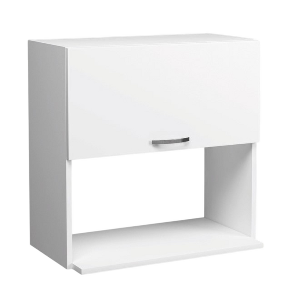 Шкаф навесной под микроволновку 60 Белый SANTREK HOME (ЛДСП)