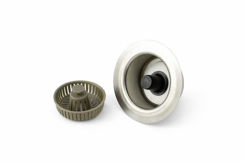 Сетка-фильтр с нажимным механизмом для кух мойки из нерж SANTREK AQUA (выпуск 3 1/2)