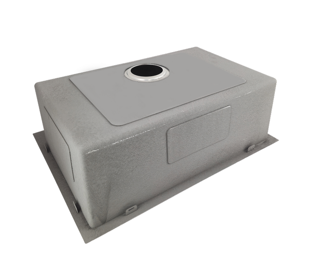 Мойка нерж врезная SANTREK AQUA PRO 600х500х220 т 3,0 ДЕКОР САТИН D6050HDS (+ сифон + дозатор) + КОЛАНДЕР 440х220 В ПОДАРОК!!!